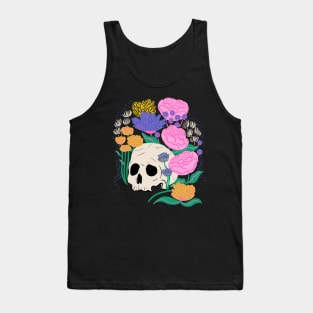 Skull Garden Neon Tank Top